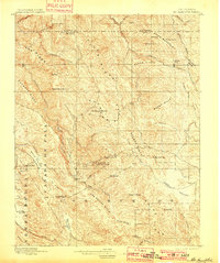 Mt. Hamilton 1897 topographic map thumbnail