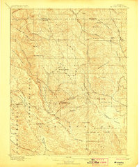 Mt. Hamilton 1897 topographic map thumbnail