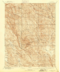 Mt. Hamilton 1897 topographic map thumbnail