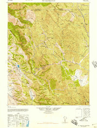 Mt. Hamilton 1947 topographic map thumbnail