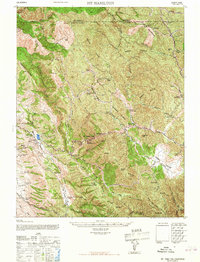 Mt. Hamilton topographic map thumbnail