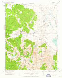 Mt. Morrison 1953 topographic map preview