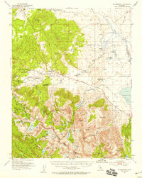 Mt. Morrison 1953 topographic map thumbnail