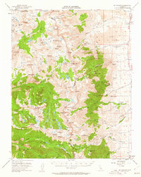 Mt. Pinchot 1953 topographic map thumbnail