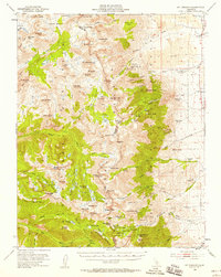 Mt. Pinchot 1953 topographic map thumbnail