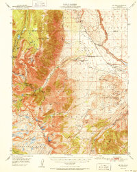 Mt. Tom 1951 topographic map thumbnail