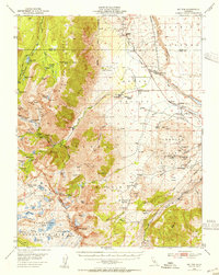 Mt. Tom 1954 topographic map thumbnail