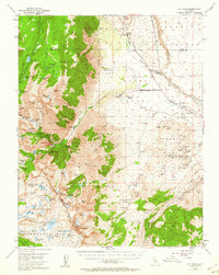 Mt. Tom 1954 topographic map preview
