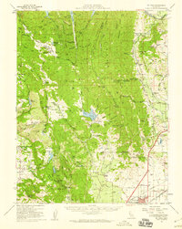 Mt. Vaca 1951 topographic map thumbnail