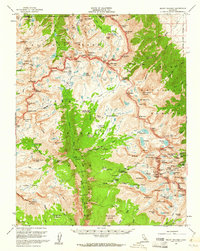 Mount Whitney 1956 topographic map thumbnail