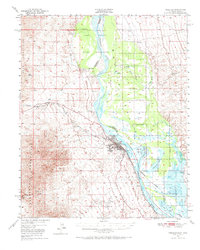 Needles 1950 topographic map preview