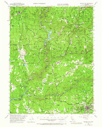 Nevada City 1948 topographic map thumbnail
