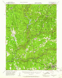 Nevada City 1948 topographic map thumbnail