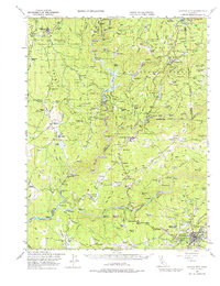 Nevada City 1948 topographic map thumbnail