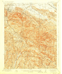 New Almaden 1919 topographic map thumbnail