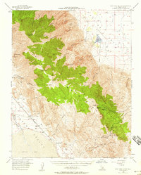 New York Butte 1950 topographic map thumbnail