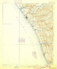 Oceanside 1901 topographic map thumbnail