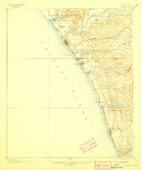 Oceanside 1901 topographic map thumbnail