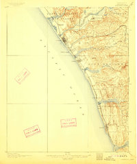 Oceanside 1901 topographic map thumbnail