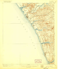 Oceanside 1901 topographic map preview