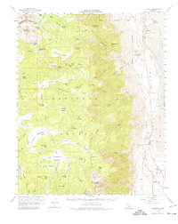 Olancha 1956 topographic map thumbnail