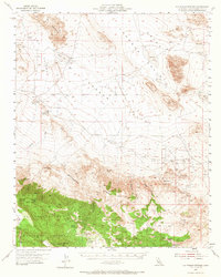 Old Woman Springs 1955 topographic map preview