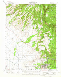 Oroville 1942 topographic map thumbnail