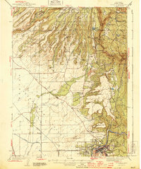 Oroville 1944 topographic map thumbnail