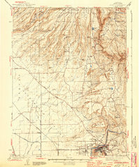 Oroville 1944 topographic map thumbnail