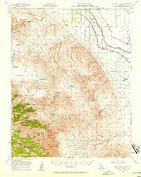 Ortigalita Peak 1956 topographic map thumbnail