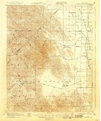 Pacheco Pass 1920 topographic map thumbnail