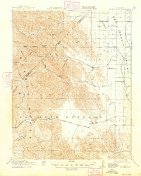 Pacheco Pass 1920 topographic map thumbnail