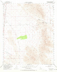 Palen Mountains 1952 topographic map thumbnail