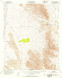 Palen Mountains 1952 topographic map thumbnail