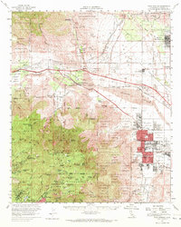 Palm Springs 1957 topographic map thumbnail