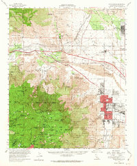 Palm Springs 1957 topographic map thumbnail