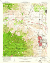 Palm Springs 1957 topographic map thumbnail