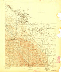 Palo Alto 1897 topographic map thumbnail