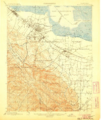 Palo Alto 1899 topographic map thumbnail