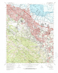 Palo Alto 1961 topographic map thumbnail