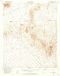 Palo Verde Mountains 1953 topographic map thumbnail
