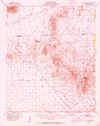 Palo Verde Mountains 1953 topographic map thumbnail