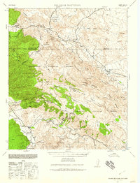 Palomar Mountain topographic map thumbnail