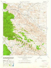 Palomar Mountain 1939 topographic map thumbnail