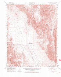 Panamint Butte 1951 topographic map thumbnail