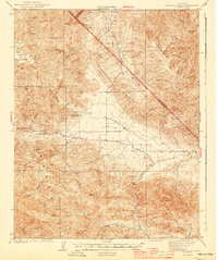 Panoche Valley 1944 topographic map thumbnail
