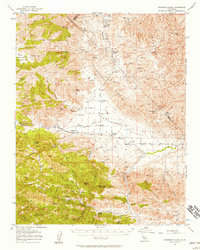 Panoche Valley 1956 topographic map thumbnail