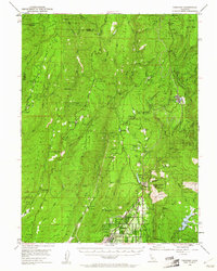 Paradise 1953 topographic map thumbnail