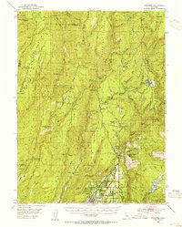 Paradise 1953 topographic map thumbnail