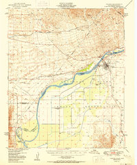 Parker 1950 topographic map thumbnail
